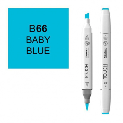 Маркер "Touch Brush" 066 голубой B66
